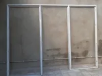 vitrine en aluminium