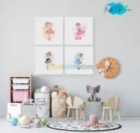 Tableaux chambre enfant - Ballerina