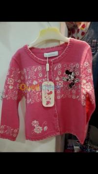 وهران-الجزائر-معطف-و-جاكيت-gardigan-fillette-disney-store-rose