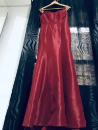 Robe soirée longue rouge