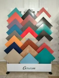 Présentoir,faience,dal de sol,plinthe 