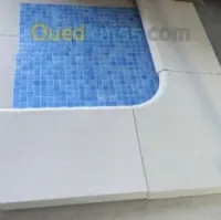 Mosaïque et margelle piscine Espagnol