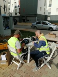 Reseau fibre optique الياف بصرية