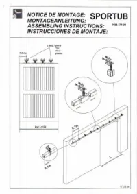 Ferrures de porte coulissantes 
