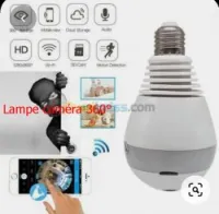Lampe caméra wifi HD Garanti 2ans