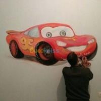 الجزائر-باش-جراح-ديكورات-و-ترتيب-decoration-fresque-murale
