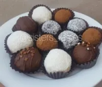 les truffes et les boule au chocolat