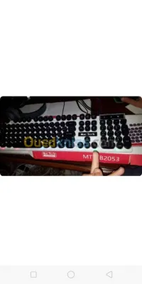 Casque gaming jdid+ clavie gamin bon e