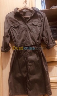 وهران-الجزائر-فساتين-robe-verte-militaire
