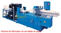Ligne fabrication serviettes en papier