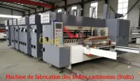 Machine Fabrication Boites Cartonnés