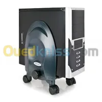 Support unité centrale PC CPU Stand DELUXE Aidata Noir