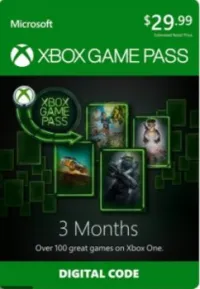 xbox gamepass 3 month