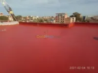 Travaux d'étanchéité résine +fibres
