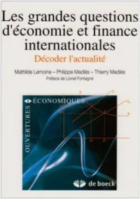 Les grandes questions d'économie et finance internationales, décoder l'actualité