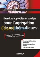 alger-draria-algerie-livres-magazines-exercices-et-problèmes-corrigés-pour-l-agrégation-de-mathématiques