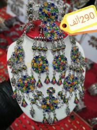 الجزائر-القصبة-عقود-و-قلائد-parure-berbère-4peyas-fantaisie-قبايل