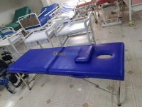 Table massage pliante chromé 
