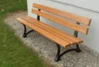 banc public 5 planches