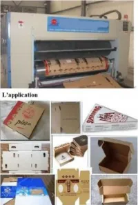 Machine découpe d'impression bicolore