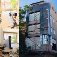 Revêtement de façade en Alucoband 