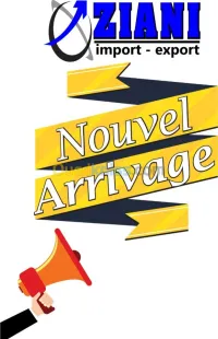 NOUVEL ARRIVAGE
