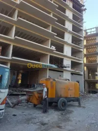 Location de pompe à béton stationnaire
