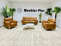 Salon de 6 places en simili-cuir