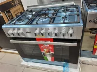 cuisiniere geant 5 feux ventile inox  