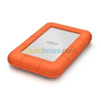 LACIE Rugged Mini 1TB Secure - USB 3.0 - Anti-Shock - USB Type-C Cable Included - 