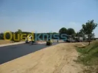 travaux de revetement de route 