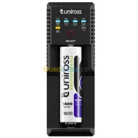 Chargeur UNIROSS Smart Mini 3T LED pour Ni-Cd/Ni-MH, LiFeP04, Li-ion 18650 22650 26500 26650