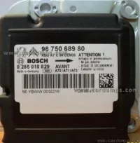 Peugeot 207 airbag unit