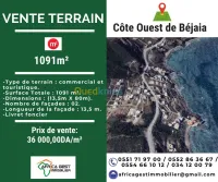 Vente Terrain Bejaia Bejaia