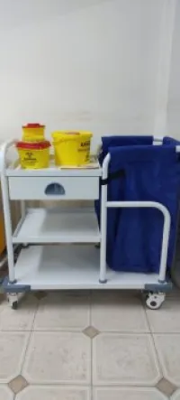 chariot a linge propre linge sale