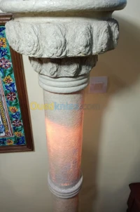 Colonne Lampadaire style romain 