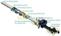 Ligne de clouage automatique palette 
