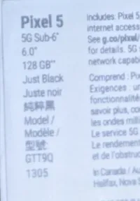Google Pixel 5