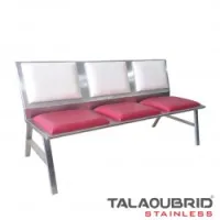 Banc 3 Places en INOX 