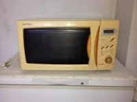 Micro onde + frigidaire + ventilateur 