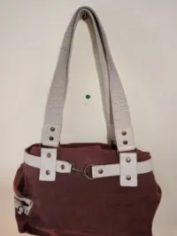 Sac toile maron pour femme 