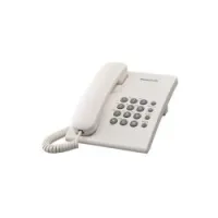 PANASONIC TS500MX Téléphone fixe filaire pour maison et bureau avec volume réglable et redial