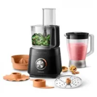 PHILIPS Robot De Cuisine Multifonctions 30 Fonctions 850 Watts - Hr7520 - Blanc