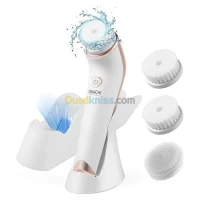 Brosse Nettoyante Pour Le Visage Gommage Et Nettoyage - Nivel Ipx7.- Blanc