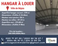 Location Hangar Bejaia Bejaia