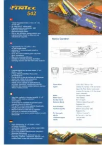 Concasseur mobile (crible) 200 ton/h