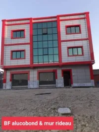  Decoration alucobond & mur rideau