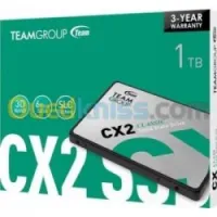 TEAMGROUP SSD CX2 1TB 1000GB SATA 2.5" III 3D NAND - 3 YEAR WARANTY