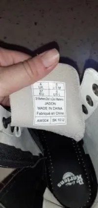 Doc martens,  Jaden blanches 