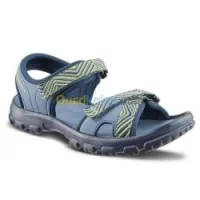 Sandales Decathlon de randonnée mh100 tw bleues et jaunes - enfant